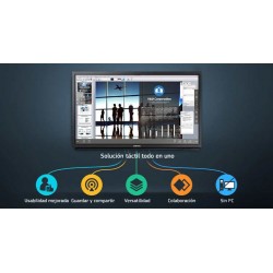 Monitor SAMSUNG LH75DMERTBC/GO DM75E-BR (75") 1920 x 1080 Direct LED USB HDMI DVI LAN inalámbrica Ethernet