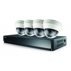 Cámara de seguridad SAMSUNG SRK-3040SN1T/UC NVR 1TB HDD 60FT CAT5 NE 4 NETWORK CAMERAS