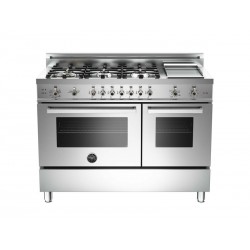 Estufa BERTAZZONI PRO486GGAS Profesional 6 Quemadores Plancha Acero Inoxidable 48"
