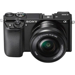Cámara SONY Alpha ILCE-6000L Mirrorless Digital Pantalla LCD 24.3 Mpx 8X HDMI WiFi NFC