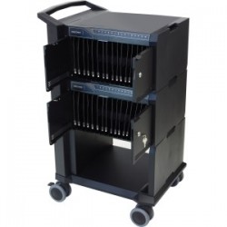 Carro para Tabletas ERGOTRON DM32-1004-1 4Ruedas 101.60mm 32 Tabletas Negro