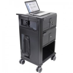 Carro para Tabletas ERGOTRON DM32-1004-1 4Ruedas 101.60mm 32 Tabletas Negro