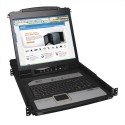 Switch TRIPP-LITE B020-U08-19-IP KVM 8 Puertos Consola LCD 19" Pantalla Touchpad
