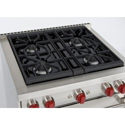 Estufa de Gas Wolf R30 30" 4 Quemadores 15000/9000Btu Enc USD