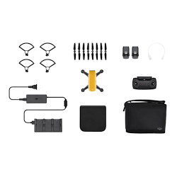 Combo Drone DJI Spark Fly 12MP HD CMOS 1 / 2.3 Wi Fi Amarillo CP.PT.000900