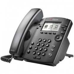 Telefono Polycom VVX 301 POE 6 Lineas para Skype 2200-48300-019