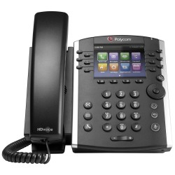 Telefono Escritorio Polycom VVX 401 POE 12 Lineas HD Voice 2200-48400-025