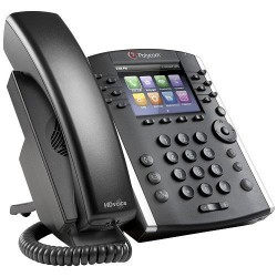 Telefono Escritorio Polycom VVX 411 POE 12 Lineas HD Voice 2200-48450-025