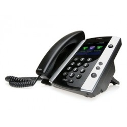 Telefono Escritorio Polycom VVX 501 POE 12 Lineas para Skype 2200-48500-019