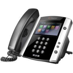 Telefono Escritorio Polycom VVX 601 POE 16 Bluetooth HD Voice 2200-48600-025