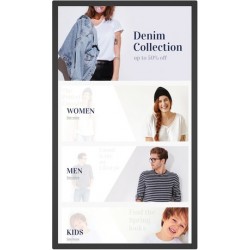 Monitor Digital Signage BENQ IL430 9H.F4EPT.RA1LED 43" FullHD Android 5.1 24/7 Touch 10 Puntos DisplayPort DVI LAN