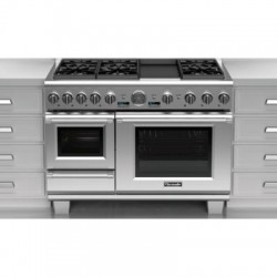 Estufa PRD48JDSGU Pro-Grand Steam 48" DF Range 6 BRNR Griddle