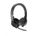 Diadema Logitech Zone Inalámbrico - Bluetooth -Micrófono - Negro