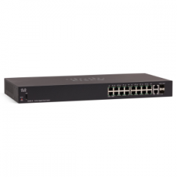 Cisco Switch 16 puertos Capa 2 y 3 administrable básico con ruteo estático - SG250-18