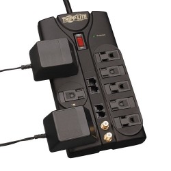 Tripp Lite 8 tomacorrientes, cable de 3.05 m [10 pies], 3240 joules, Protección para Tel/Módem/Eth