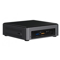 Intel BOXNUC7I5BNK PC/estación de trabajo barebone i5-7260U 2,2 GHz UCFF Negro, Gris