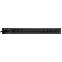 Tripp Lite PDU Monofásico con Medidor Digital, 1.4kW 15A 120V, para Instalación Horizontal en 1U de Rack, 13 Tomacorri