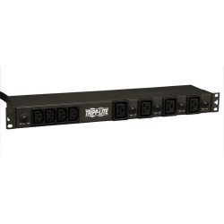 Tripp Lite PDU Monofásico Básico, 5.8kW 30A 208/240V, Instalación Horizontal 1U en Rack, 4 tomacorrientes C19 y 16 C1