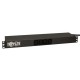 Tripp Lite PDU Monofásico Básico, 3.3-3.8kW 20A 208/240V, Instalación Horizontal 1U en Rack, 2 Tomacorrientes C19 y 1