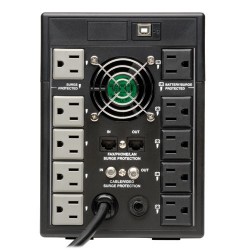 Tripp Lite UPS SmartPro No Break Interactivo de 120V 50/60Hz 1500VA 900W con LCD, AVR, en Torre, LCD, USB, 10 Tomacorrie