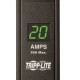 Tripp Lite PDU Monofásico con Medidor Digital, 1.9kW 20A 120V, para instalación Vertical de 0U en Rack, 1.52 m [60"], 