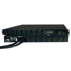 Tripp Lite PDU Monofásico Controlable / Switch de Transferencia Automática, 1.9kW 20A 120V, Instalación Horizontal 1U
