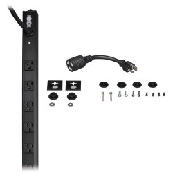Tripp Lite PDU Monofásico Básico, 2.4kW 20A 120V, para instalación Vertical de 0U en Rack 14 Tomacorrientes NEMA 5-15