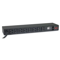 APC AP7800B unidad de distribución de energía (PDU) 1U Negro 8 salidas AC