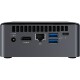 Intel NUC BOXNUC8I7BEH1 PC/estación de trabajo barebone i7-8559U 2,7 GHz UCFF Negro BGA 1528