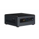 Intel NUC BOXNUC7CJYSAL1 PCs/estación de trabajo Intel® Celeron® J4005 4 GB DDR4-SDRAM 32 GB eMMC UCFF Negro Mini PC 