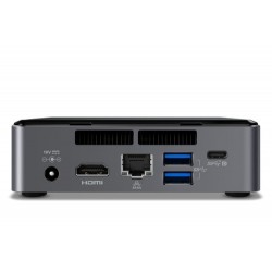 Intel NUC NUC7I3BNK i3-7100U 2,4 GHz UCFF Negro, Gris BGA 1356