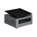 Intel NUC BOXNUC6CAYH PC/estación de trabajo barebone J3455 1,5 GHz UCFF Negro, Gris BGA 1296