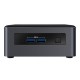 Intel NUC BLKNUC7I7DNH1E PC/estación de trabajo barebone i7-8650U 1,9 GHz UCFF Negro, Gris BGA 1356