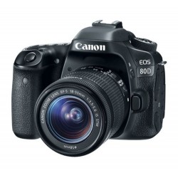 Canon EOS 80D + EF-S 18-55mm f/3.5-5.6 IS STM Juego de cámara SLR 24,2 MP CMOS 6000 x 4000 Pixeles Negro