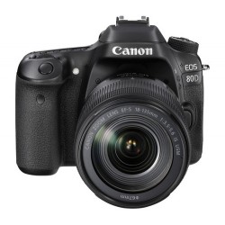 Canon EOS 80D + EF-S 18-135 IS USM Juego de cámara SLR 24,2 MP CMOS 6000 x 4000 Pixeles Negro