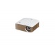 LG PH150G videoproyector 130 lúmenes ANSI DLP 720p (1280x720) Proyector portátil Oro, Blanco