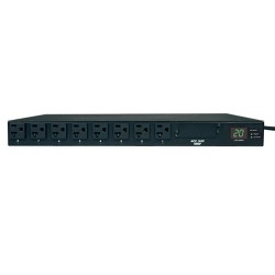 Tripp Lite PDU Monofásico con Medidor Digital / Switch de Transferencia Automática, 1.9kW 20A 120V, Instalación Horiz