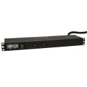 Tripp Lite PDU Monofásico con Medidor Digital, 2.9kW 30A 120V, Instalación Horizontal en 1U de Rack, 12 tomacorrientes