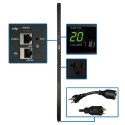 Tripp Lite PDU Controlable Monofásico de 1.9kW con Interfaz de Plataforma LX, Tomacorrientes de 120V (24 5-15/20R), Cab
