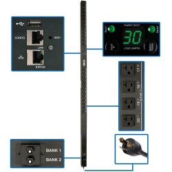 Tripp Lite PDU Controlable Monofásico de 2.9kW con Interfaz de Plataforma LX, Tomacorrientes de 120V (24 5-15/20R), Cab