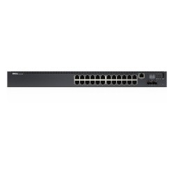 DELL N2024P Gestionado L3 Gigabit Ethernet (10/100/1000) Negro 1U Energía sobre Ethernet (PoE)