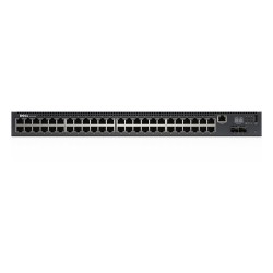 DELL N2048P Gestionado L3 Gigabit Ethernet (10/100/1000) Negro 1U Energía sobre Ethernet (PoE)