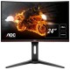 AOC Gaming C24G1 LED display 59,9 cm (23.6") 1920 x 1080 Pixeles Full HD Negro, Rojo
