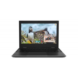Lenovo 100e Portátil Negro 29,5 cm (11.6") 1366 x 768 Pixeles Intel® Celeron® 4 GB LPDDR4-SDRAM 64 GB eMMC Wi-Fi 5 (8