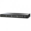 SWITCH CISCO SMB // 48 PUERTOS 10/100/1000 // 2 PUERTOS COMBO GE RJ45/SFP ADMN LIGTH CAPA 2 (REMPLAZO DEL SLM2048T-NA)