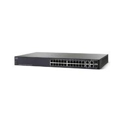 SWITCH CISCO SMB - 24 PUERTOS - 10/100/1000 MBPS - ADMINISTRRABLE - 2 PUERTOS SFP - RACK -56 GBIT/S 