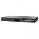 SWITCH CISCO SMB - 24 PUERTOS - 10/100/1000 MBPS - ADMINISTRRABLE - 2 PUERTOS SFP - RACK -56 GBIT/S 