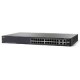 Switch cisco smb gigabit ethernet poe 195w, 24 puertos 10/100/1000 mbps + 2 puertos sfp, 56 gbit/s, administrable (rempl