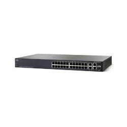 Switch cisco smb gigabit ethernet poe 195w, 24 puertos 10/100/1000 mbps + 2 puertos sfp, 56 gbit/s, administrable (rempl