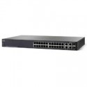 Switch cisco smb gigabit ethernet poe 195w, 24 puertos 10/100/1000 mbps + 2 puertos sfp, 56 gbit/s, administrable (rempl